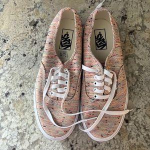 Vans rainbow weave sneakers